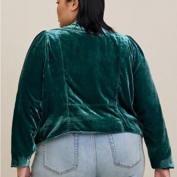 Torrid Velvet Moto Jacket - Picture 2 of 6